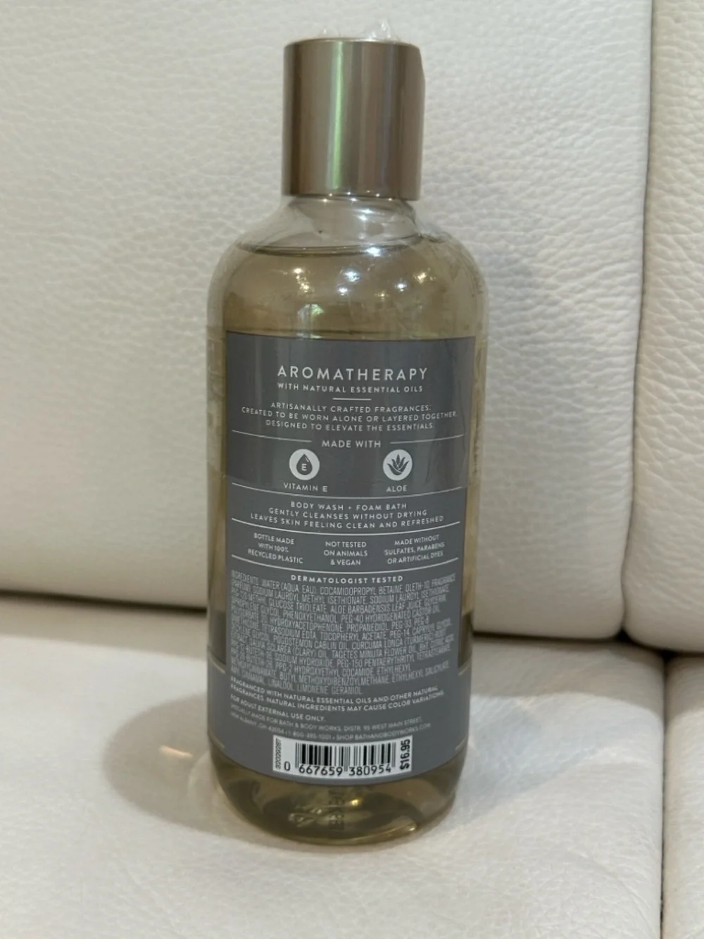 Bath and Body Works Black Tea Body Wash and Cream Set